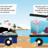 Lantaarn | puzzeltrein dieren in het water 3+ - Afbeelding 2