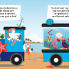 Lantaarn | puzzeltrein dieren in het water 3+ - Afbeelding 3