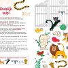 Lantaarn zaklampboek speuren in de dierentuin eindelijk hulp