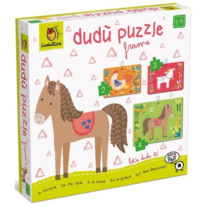 Ludattica | puzzel boerderijdieren 2+