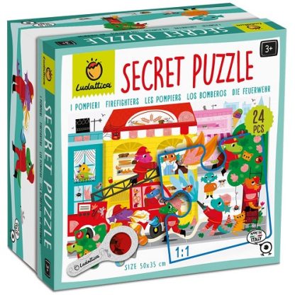 Ludattica | secret puzzel brandweer 3+