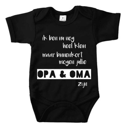 Made for little monkeys | romper opa en oma