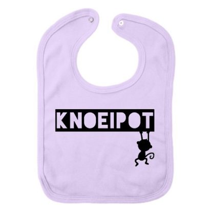 Made for little monkeys | slabber knoeipot lila