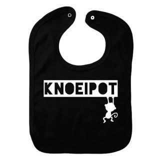 Made for little monkeys | slabber knoeipot zwart
