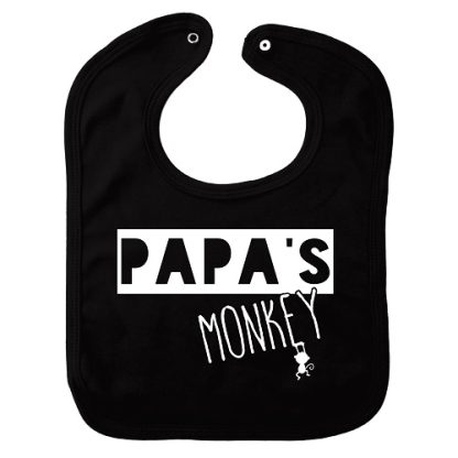 Made for little monkeys | slabber papa's monkey zwart