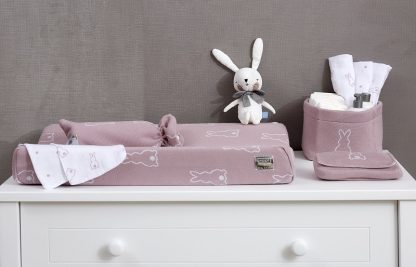 Meyco | aankleedkussenhoes rabbit lilac - Afbeelding 2