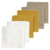 Meyco | badstof monddoekjes honey gold 6-pack