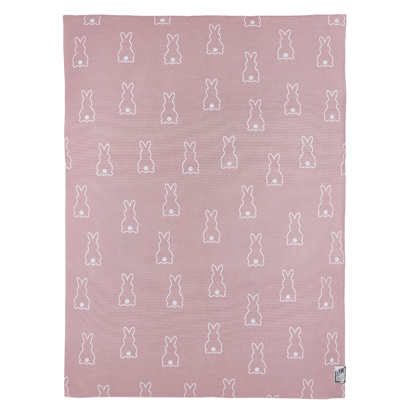 Meyco | ledikantdeken Mrs Keizer rabbit lilac - Afbeelding 2