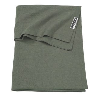 Meyco | ledikantdeken knit basic forest green