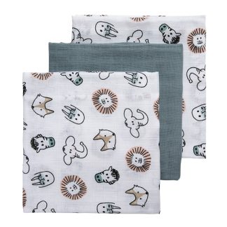 Meyco | hydrofiele luiers animal 3-delig