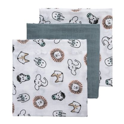 Meyco | hydrofiele luiers animal 3-delig
