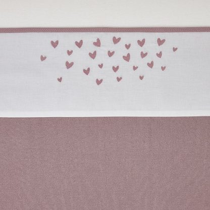 Meyco | wieglaken hearts lilac