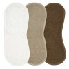 Meyco | badstof spuugdoek schoudermodel taupe 3-pack