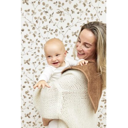 Meyco | badstof spuugdoek schoudermodel taupe 3-pack - Afbeelding 2