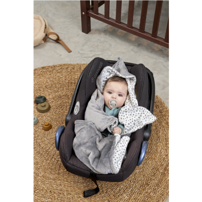 Meyco | wikkeldeken cheetah fleece grijs - Afbeelding 4