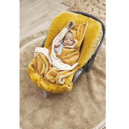 Meyco | wikkeldeken cheetah fleece honey gold - Afbeelding 4