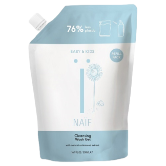 Naïf | wasgel navulverpakking 500 ml