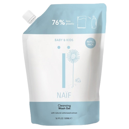 Naïf | wasgel navulverpakking 500 ml