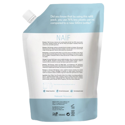 Naïf | wasgel navulverpakking 500 ml - Afbeelding 2
