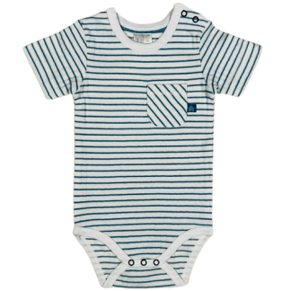 Natubini | romper gestreept blauw