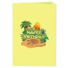 Papercrush pop-up kaart dinosaurus voorkant