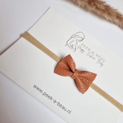 Peek-a-Beau haarband Rosie roest