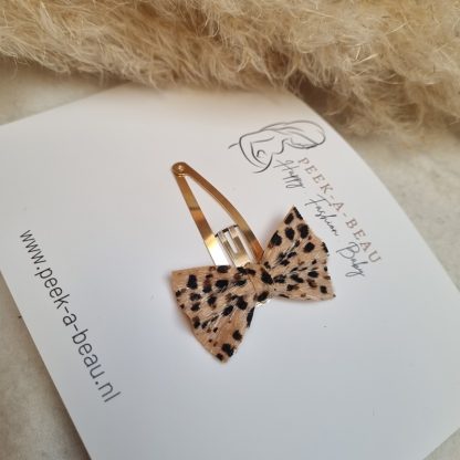 Peek-a-Beau haarclip one cheetah