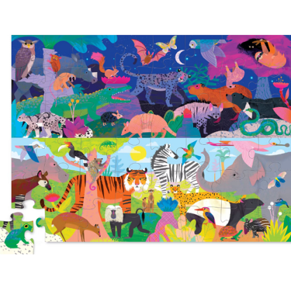 Crocodile Creek | puzzel tegenstellingen dag + nacht - Afbeelding 2