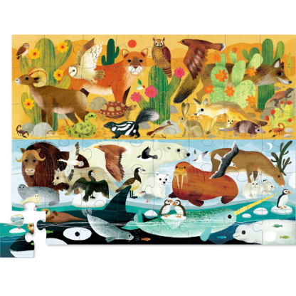 Crocodile Creek | puzzel tegenstellingen warm + koud - Afbeelding 2