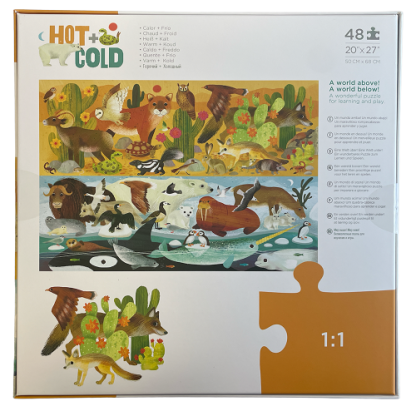 Crocodile Creek | puzzel tegenstellingen warm + koud - Afbeelding 3