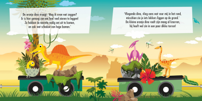 Lantaarn | puzzeltrein dino's 3+ - Afbeelding 2