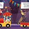 Lantaarn | puzzeltrein tegenstellingen 3+ - Afbeelding 3