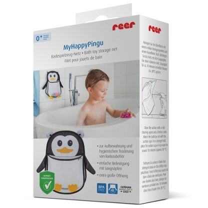 Reer | pinguïn badspeelgoednetje - Afbeelding 2