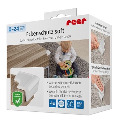 Reer | hoekbeschermers zacht wit - Afbeelding 3