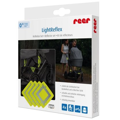 Reer | LightReflex reflectorset geel - Afbeelding 3