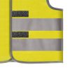 Reer reflecterend veiligheidsvest maat 110-140 met klittenband