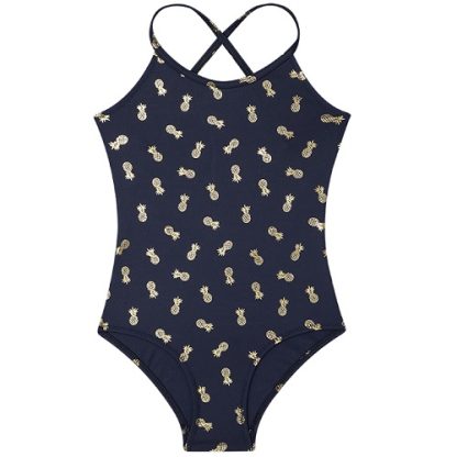 Slipstop | badpak pine navy ananas goud