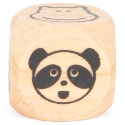 Small Foot houten evenwichtsspel dieren dobbelsteen