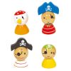 Small Foot houten ludospel piraten pionnen