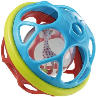 Sophie de giraf | rammel speelbal multicolor