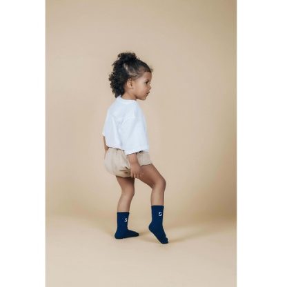 Stuckies | sokken anti-slip 3-pack donkerblauw - Afbeelding 4