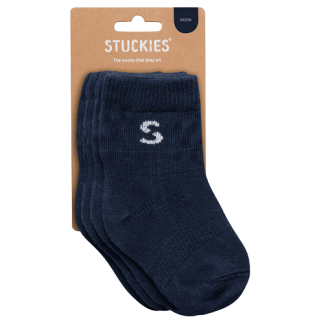 Stuckies | sokken 3-pack donkerblauw