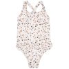 Swim Essentials badpak leopard kaki voorkant