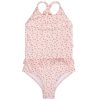 Swim Essentials badpak leopard oud roze voorkant