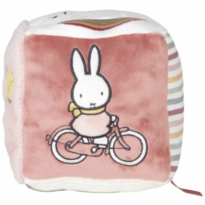 Tiamo Nijntje activiteitenkubus fluffy roze Nijntje op de fiets