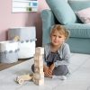 Toddlekind opbergmand stone sfeerfoto woonkamer ingezoomd