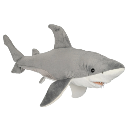 Uni-Toys | knuffel haai groot 52 cm - Afbeelding 3