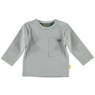 B.E.S.S. | t-shirt long sleeve striped pocket
